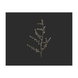 Dainty Botanicals in Gold and Black - Square (Print Only) thumbnail