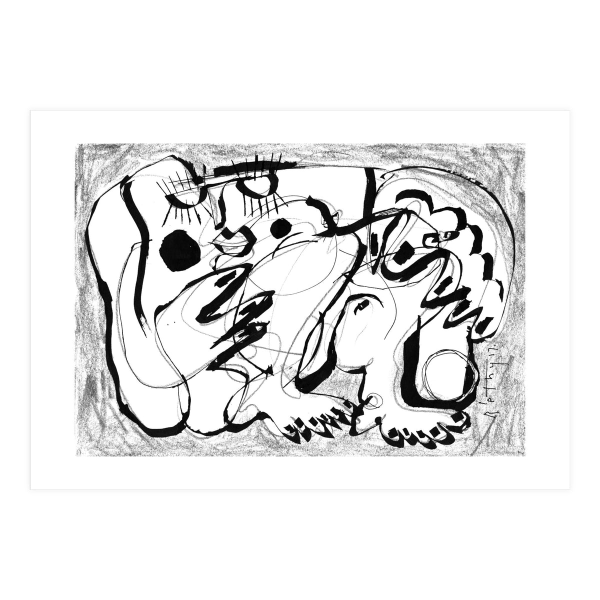 Female Nude no. 02 - b&w (Print Only)