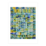 Abstract rectangle pattern in green (Print Only) thumbnail