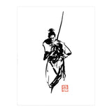 Samurai and sword (Print Only) thumbnail