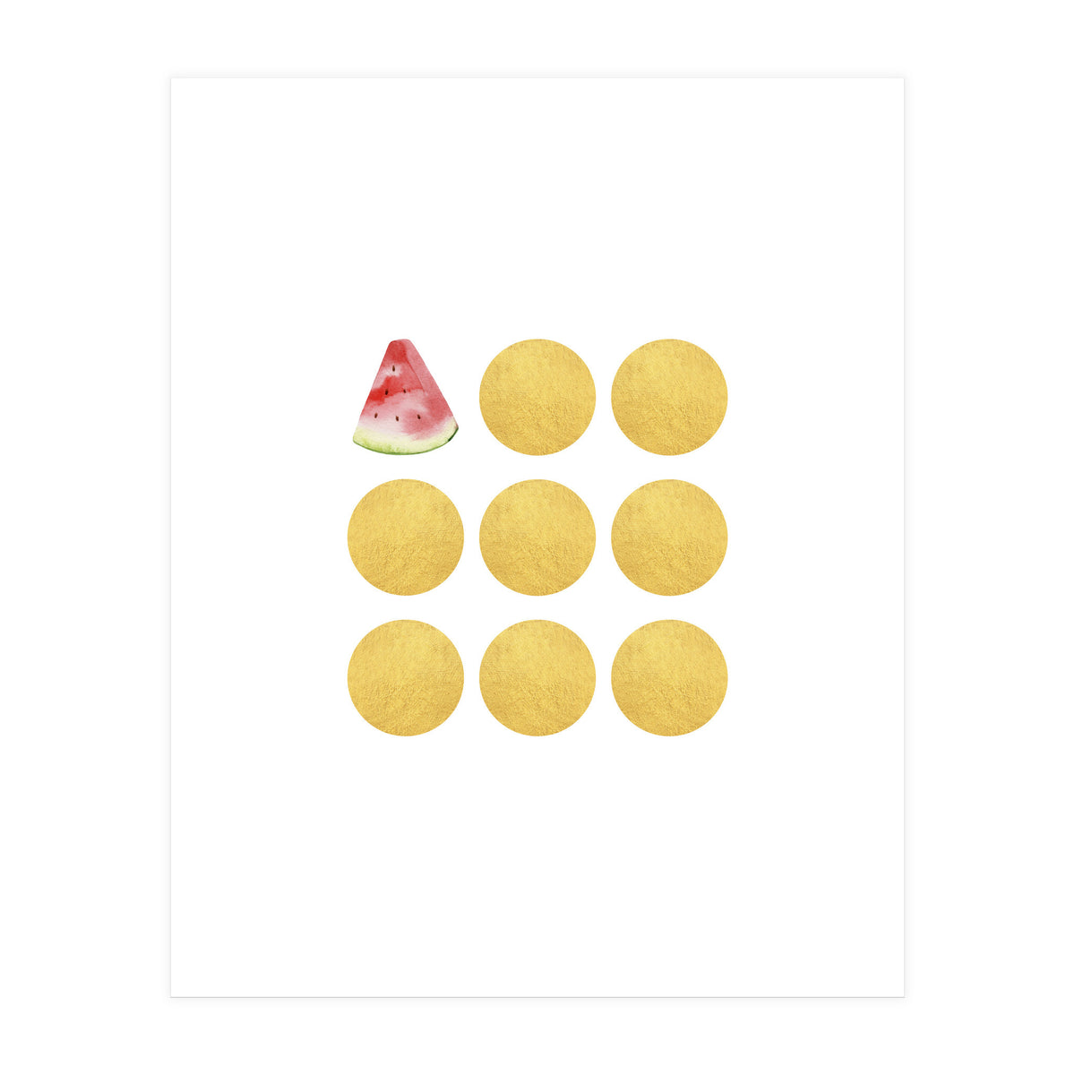 Gold Watermelon (Print Only)