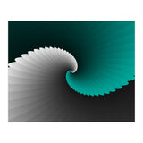 Turquoise Spiral Wings (Print Only) thumbnail