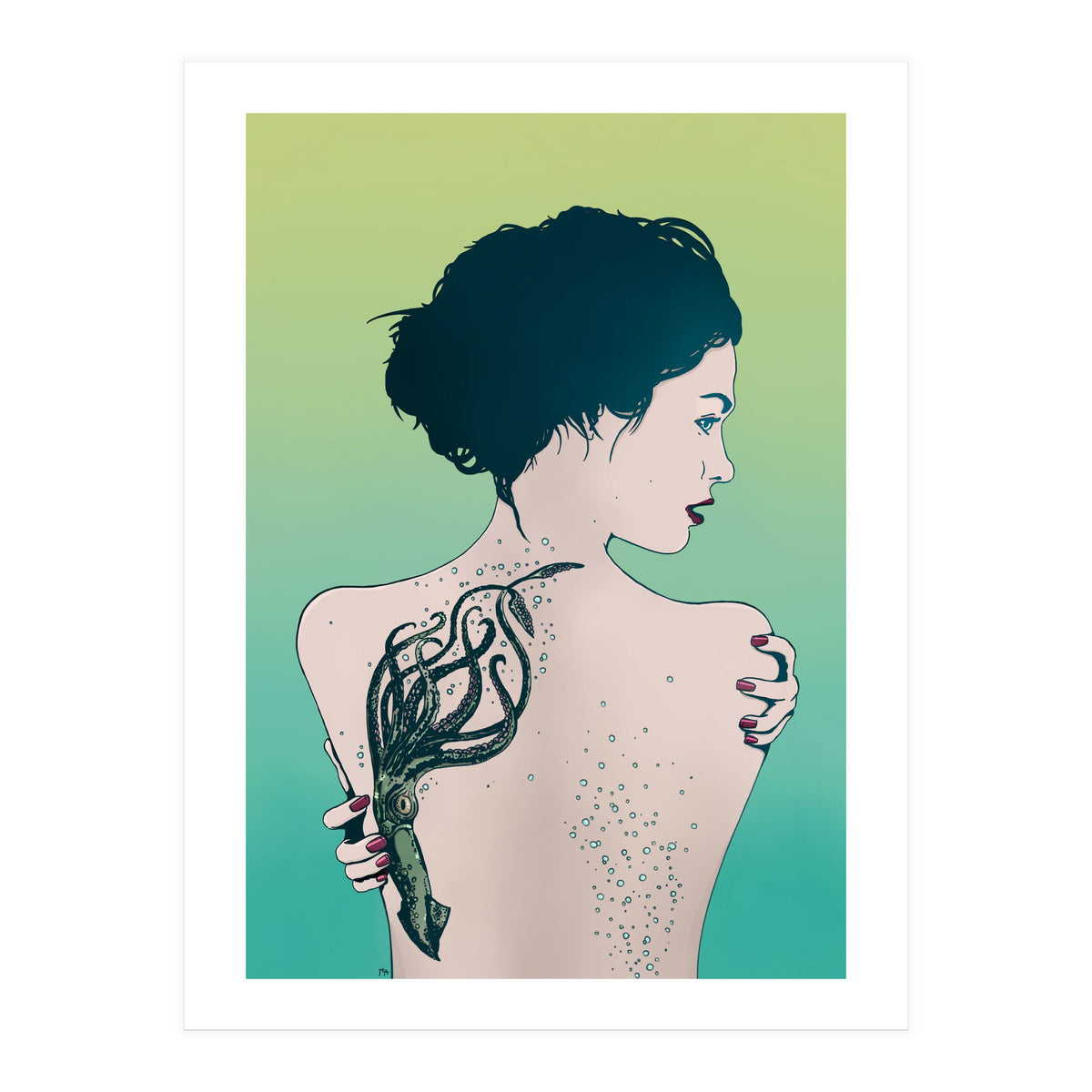 Octopus Lady (Print Only)