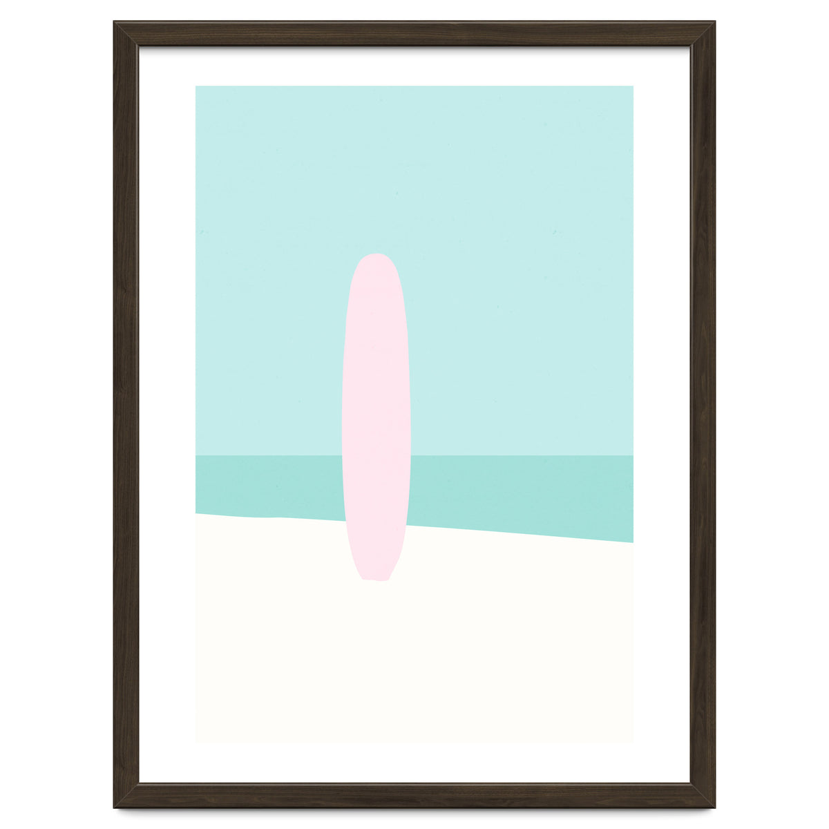Minimal Surfboard - Turquoise Coast