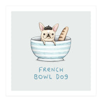 French Bowl Dog (Print Only)