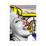 Lichtenstein's Sailboat Girl & Marylin Monroe (Print Only) thumbnail