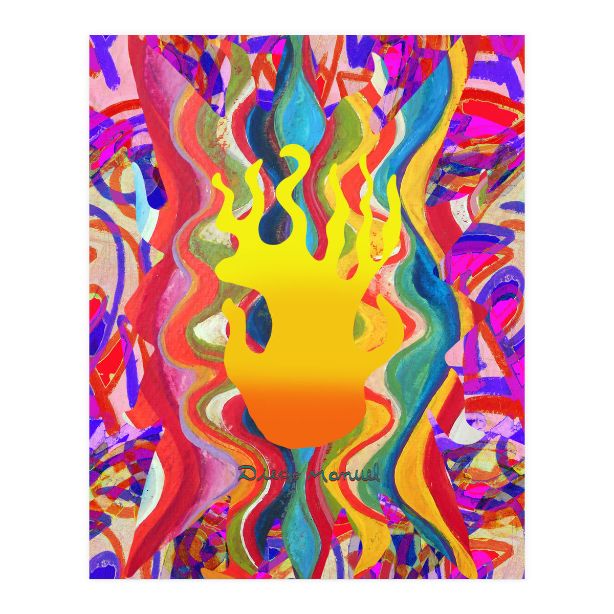 Fuego Y Graffiti 26 (Print Only)