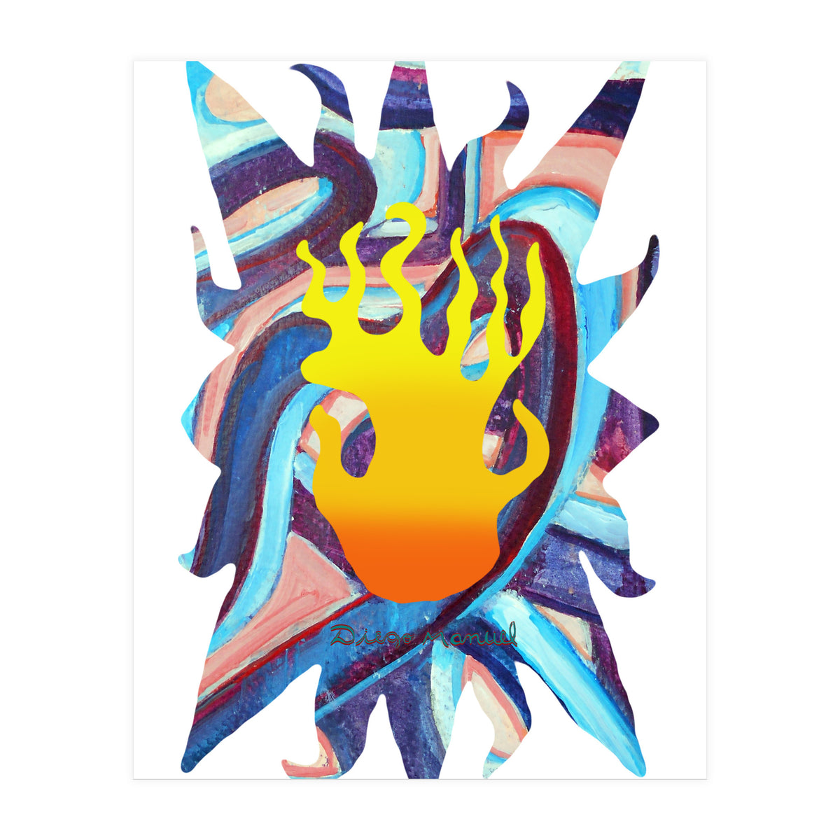 Fuego 15 Copia (Print Only)