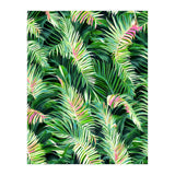 Palm & Peace Art Print, Tropical Botanical Jungle Canvas Print, Nature Painting Plants Forest Poster (Print Only) thumbnail