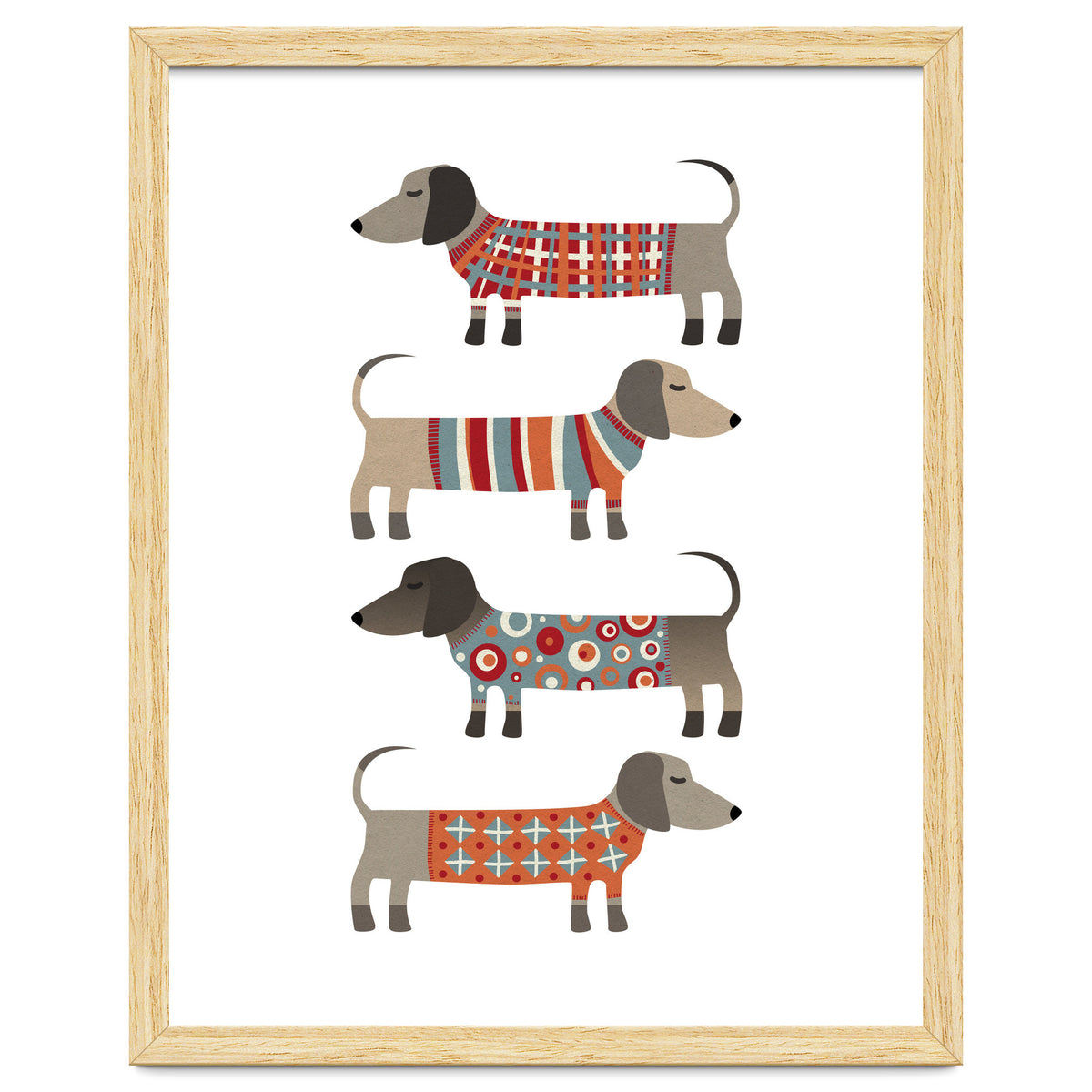 Sausage Dogs In Sweaters