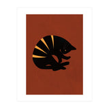 Black Cat Modern Terracotta (Print Only) thumbnail