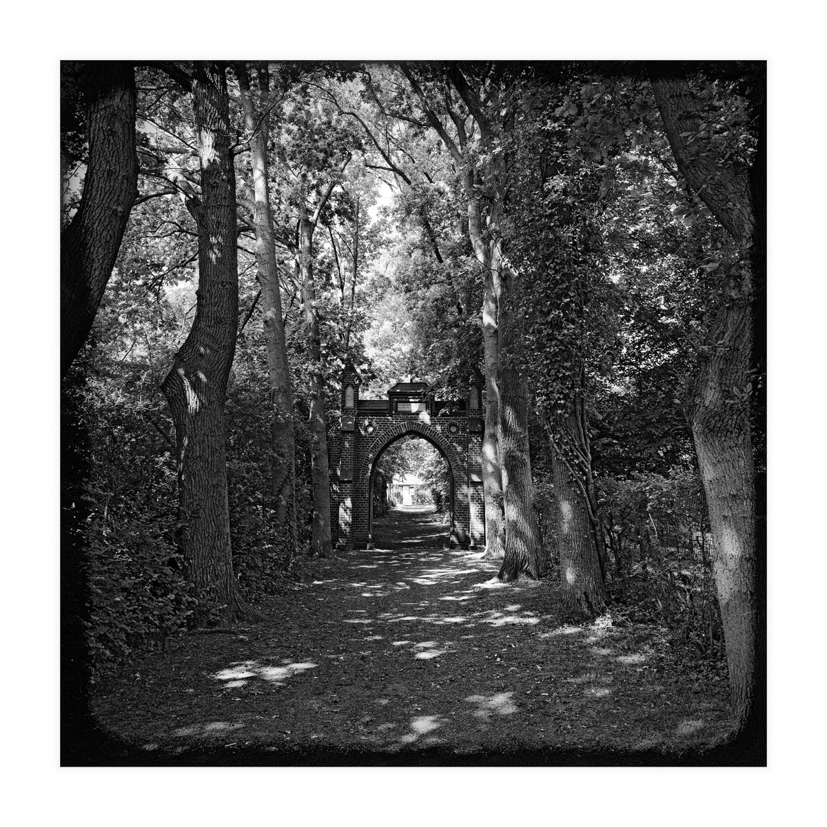 Alley to a cemetery (Print Only)