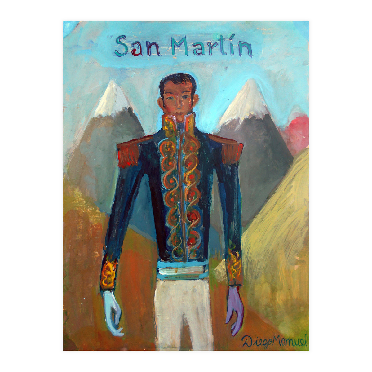 San Martin Cruzando Los Andes 6 (Print Only)