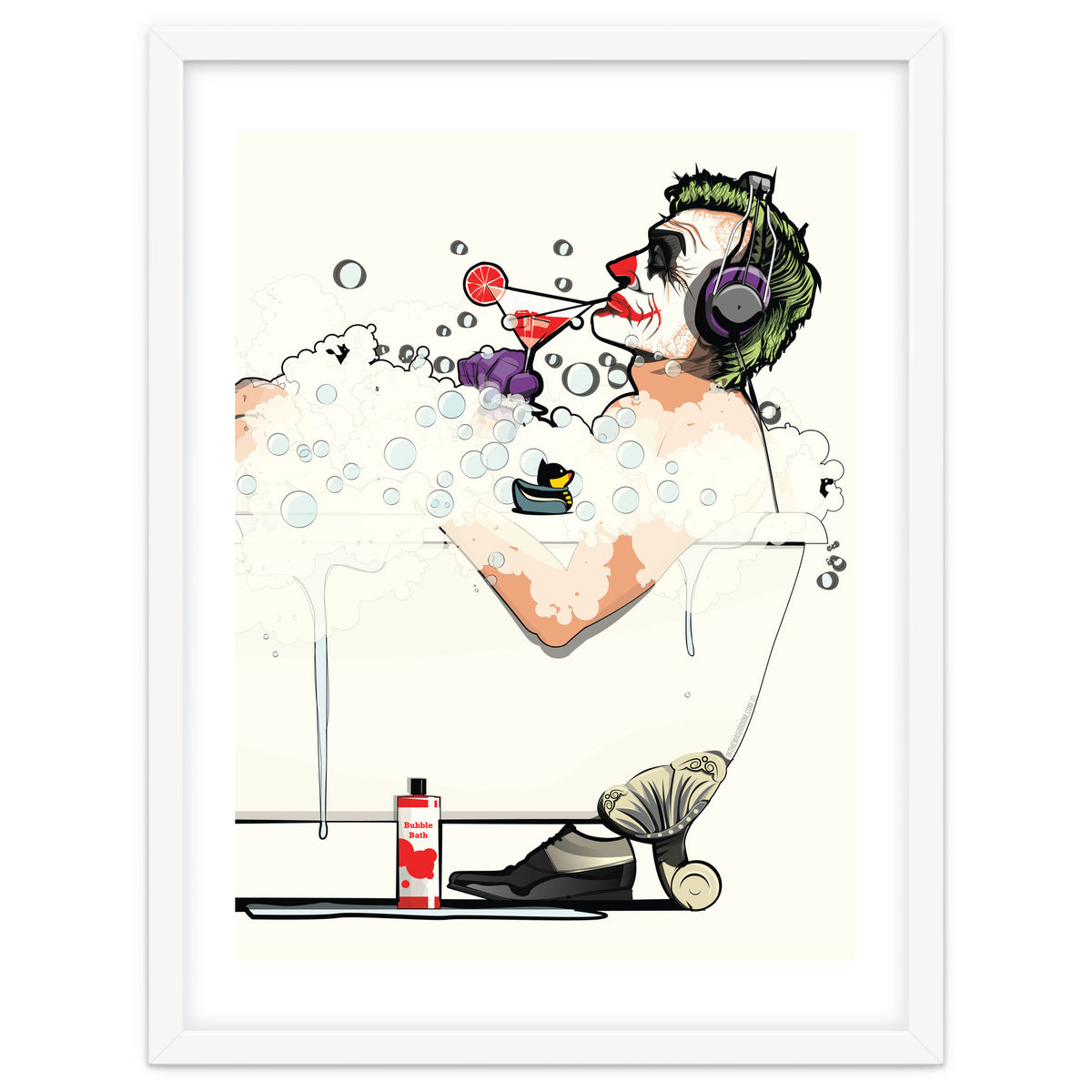 The Joker in the Bath, funny Bathroom Humour