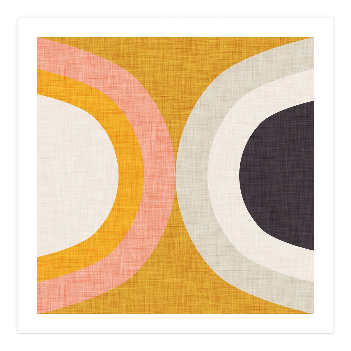 New Mid Mod Yellow  (Print Only)