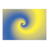 Yellow & Blue Abstract  (Print Only) thumbnail