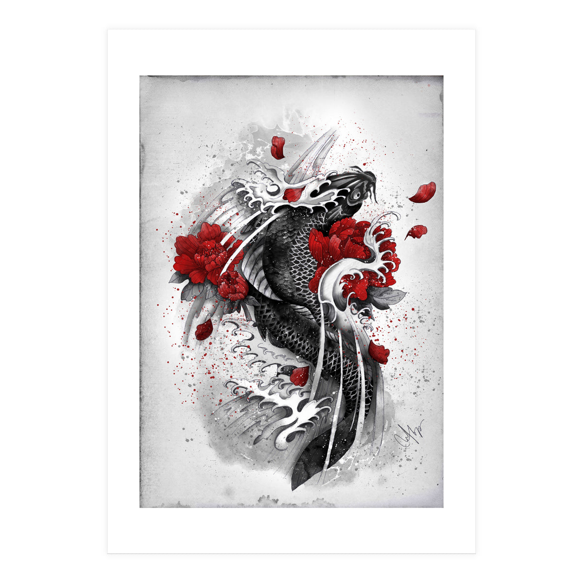 Black Koi (Print Only)