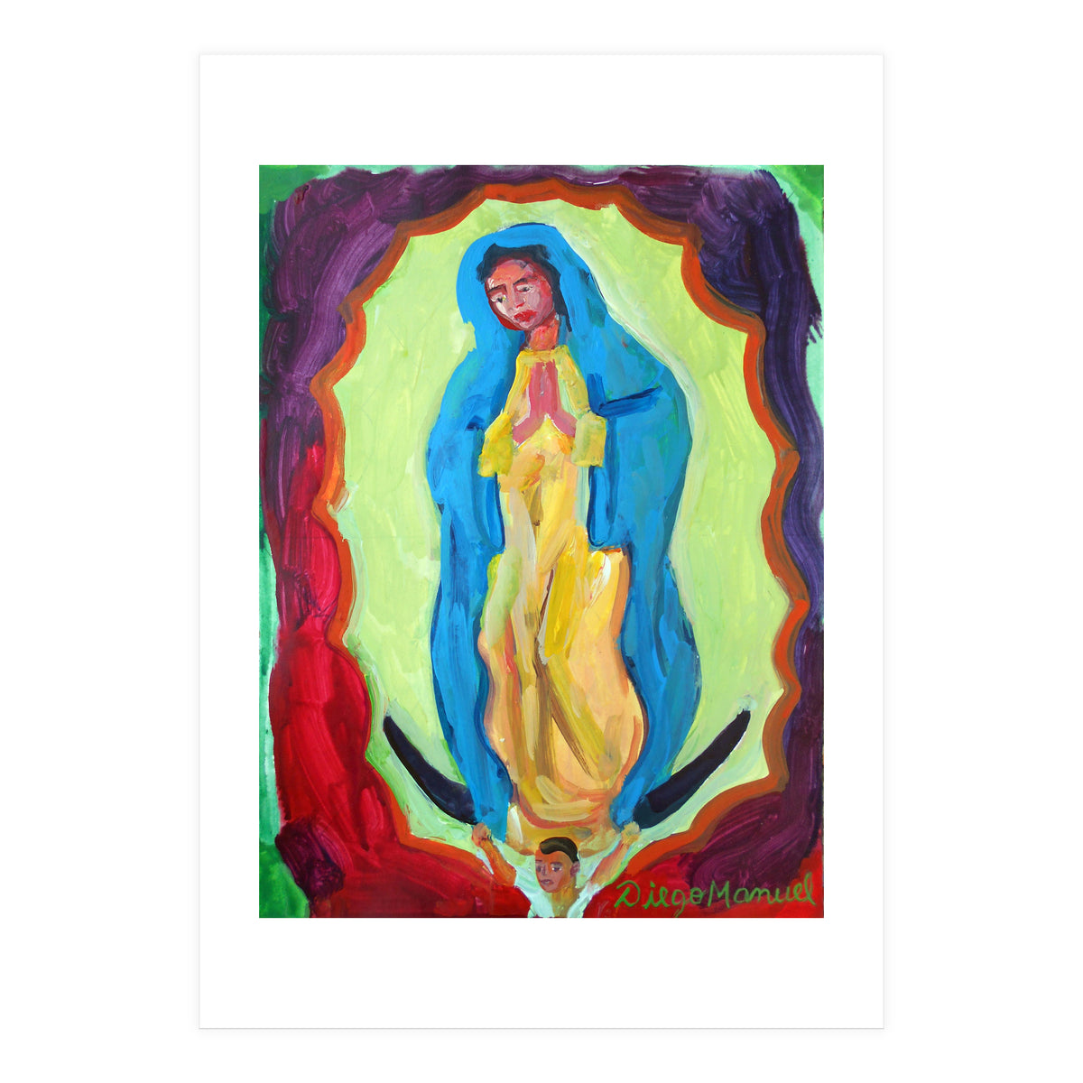 Virgen De Guadalupe 2 (Print Only)