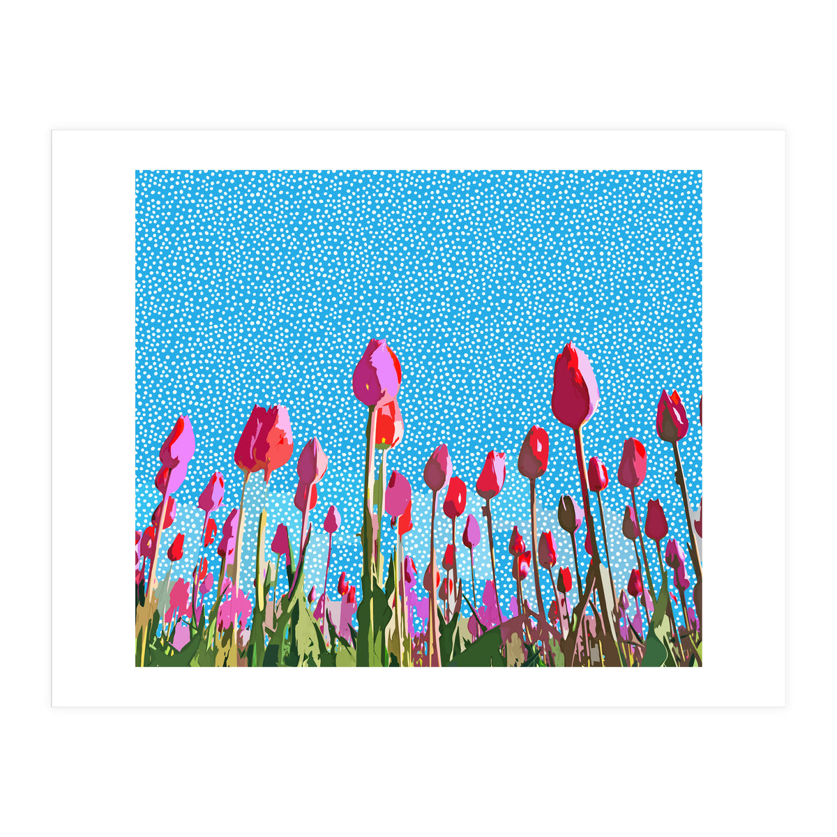 Tiptoe through the tulips with me (Print Only)