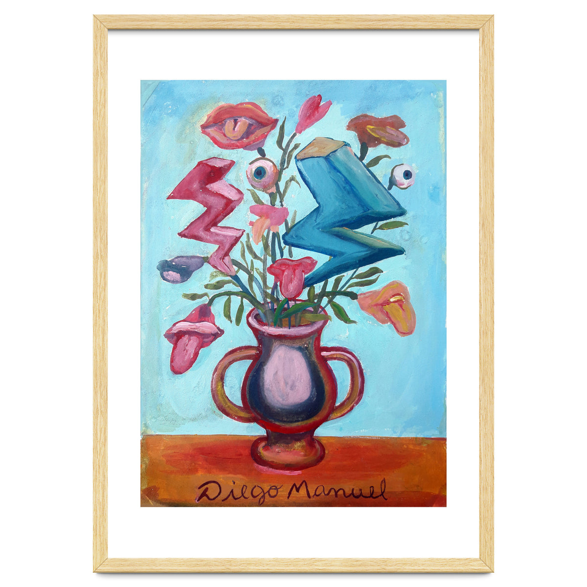 Florero Con Dos Rayos 2