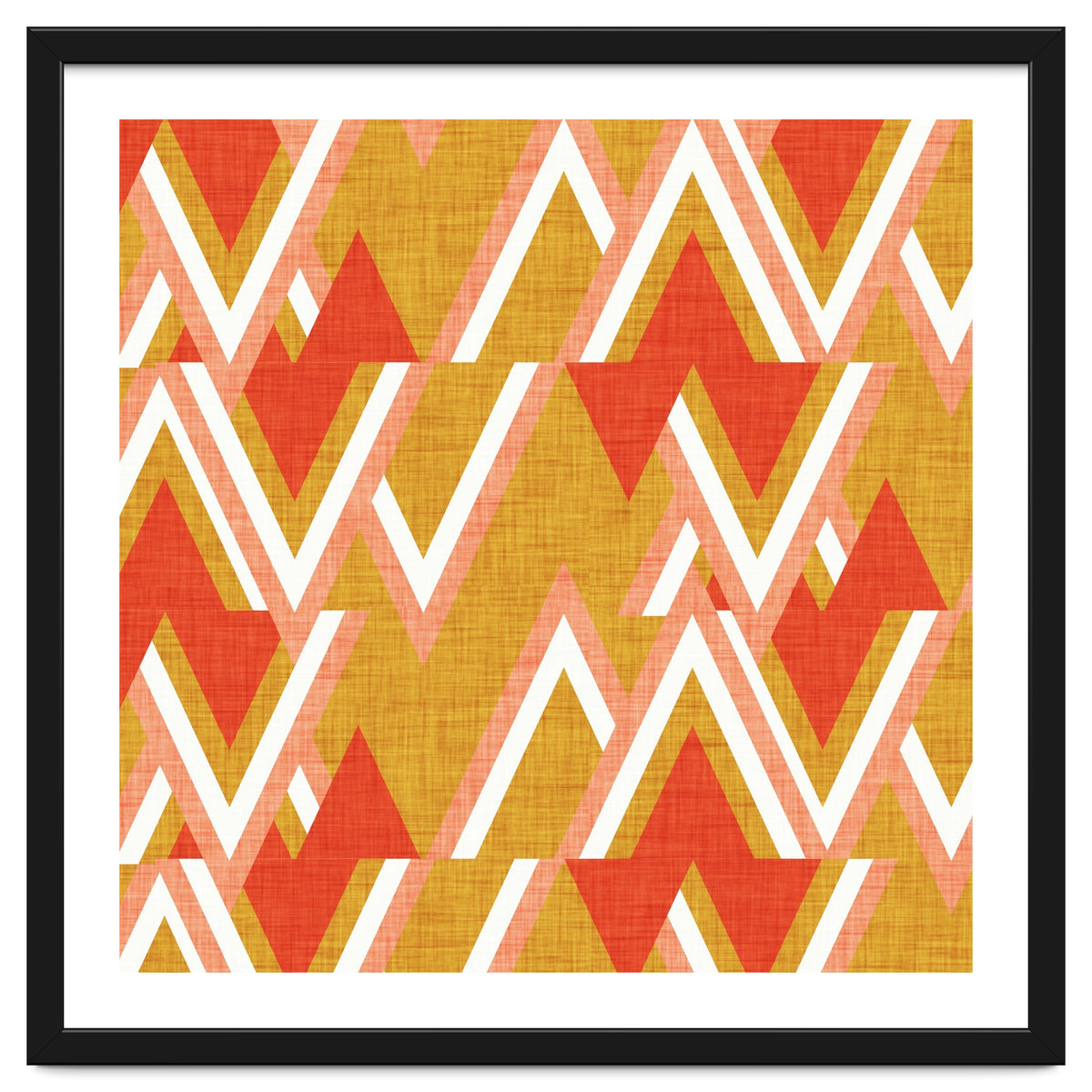 New Mid Mod Woods Mustard