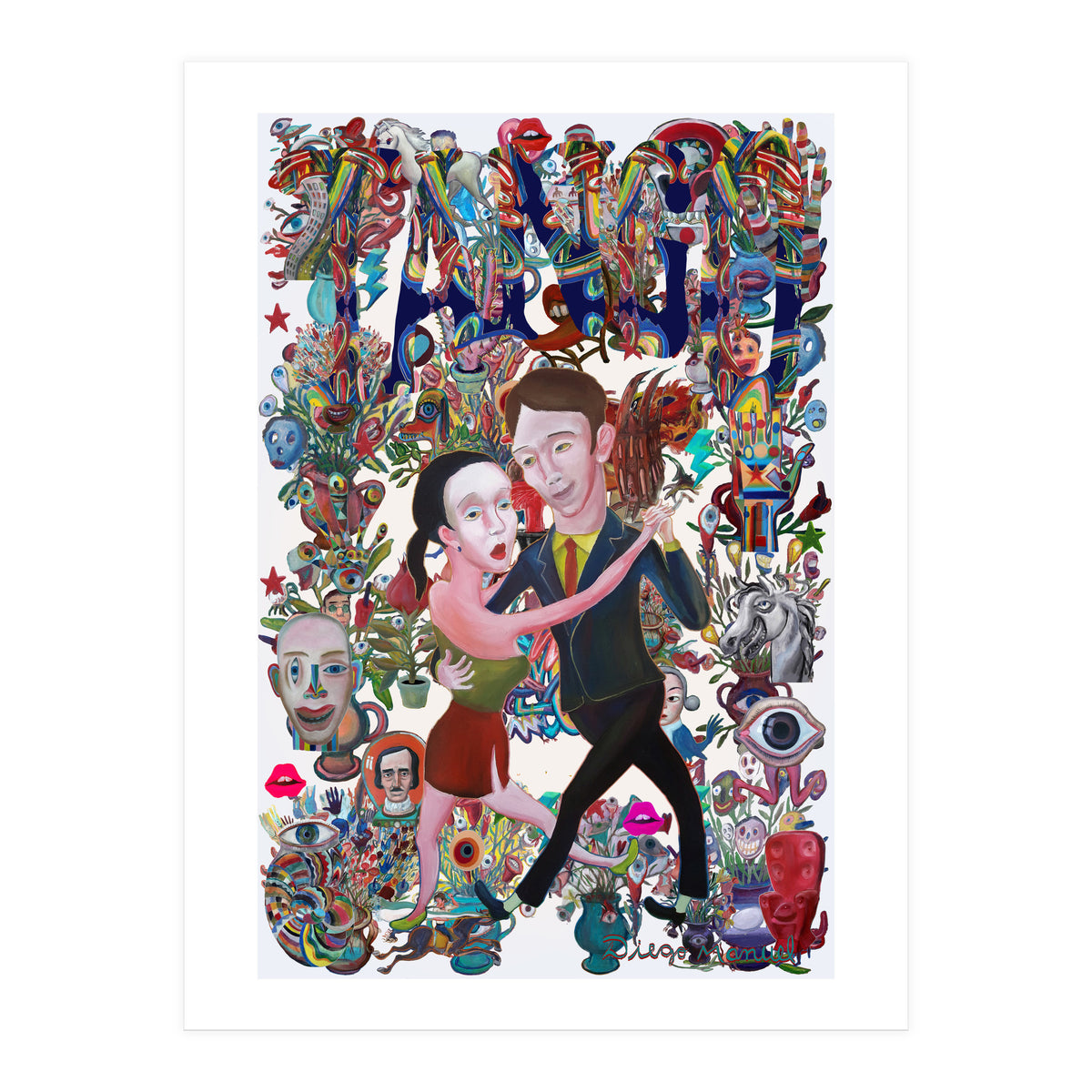 Tango Nuevo Tapiz 5 (Print Only)