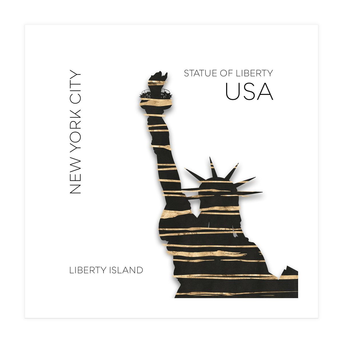 Urban Art NYC Statue of Liberty (Print Only)