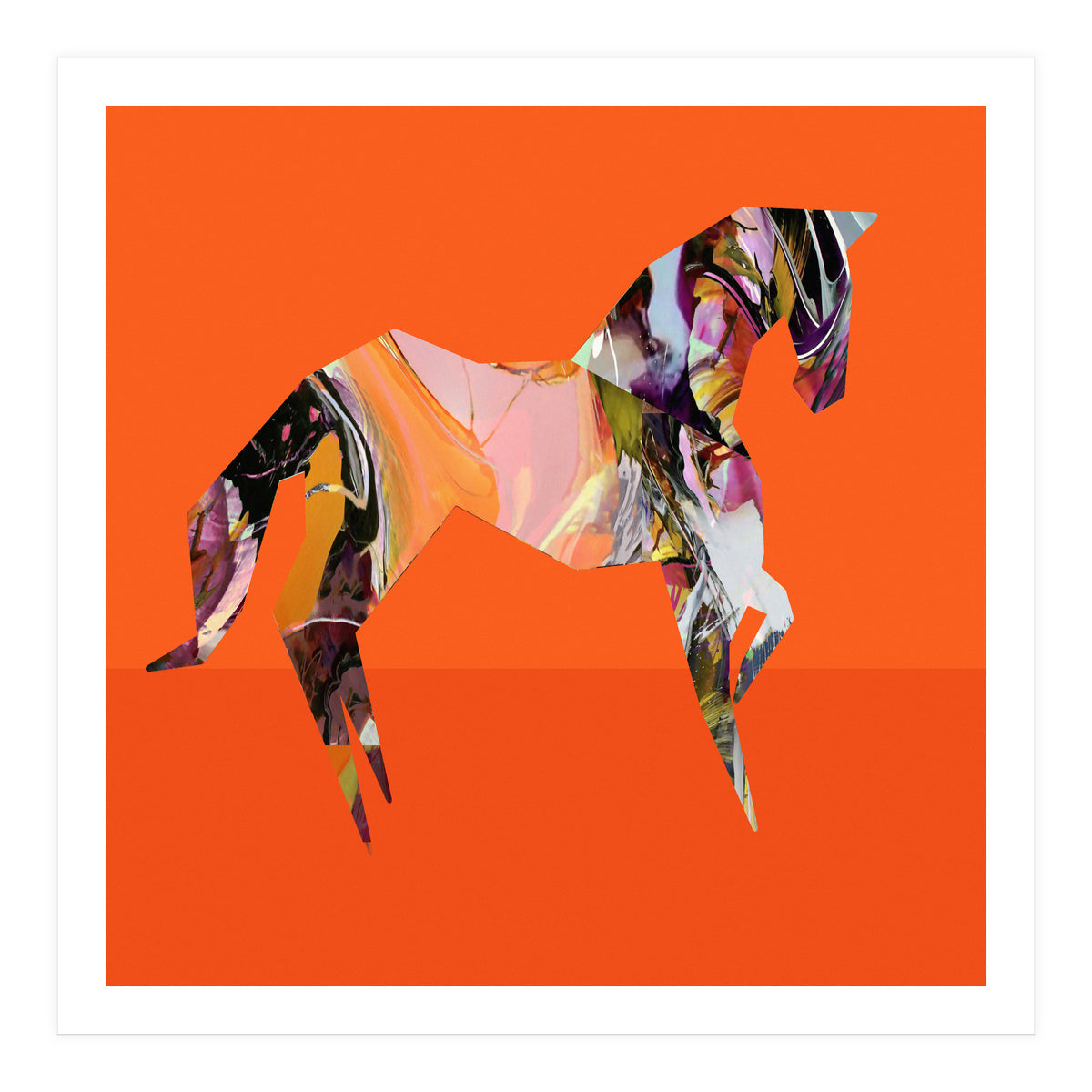 Crazy Ab Horse (Print Only)