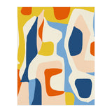 Me & Mine, Abstract Bohemian Pastel Shapes Painting, Eclectic Colorful Graphic Design (Print Only) thumbnail