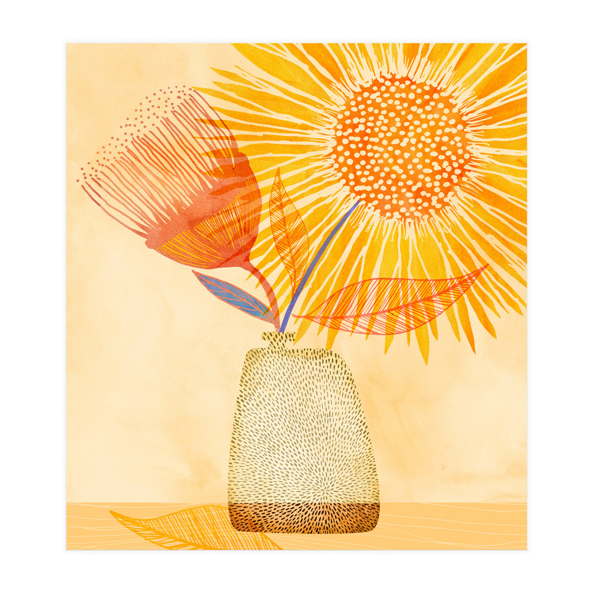 Tuesday Afternoon Sunflowers (Print Only)