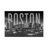 BOSTON Skyline | Monochrome (Print Only) thumbnail