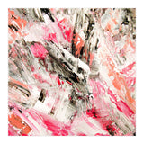 Candy Modern Pink Salmon Black Grey Acrylic Brushstrokes (Print Only) thumbnail