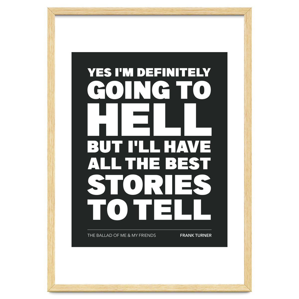 Frank Turner - The Ballad Of Me & My Friends