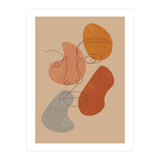 Feminine Line Art Boho Woman Face (Print Only) thumbnail