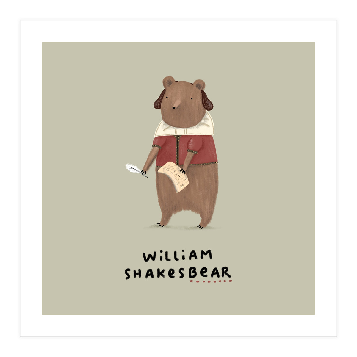 William Shakesbear (Print Only)
