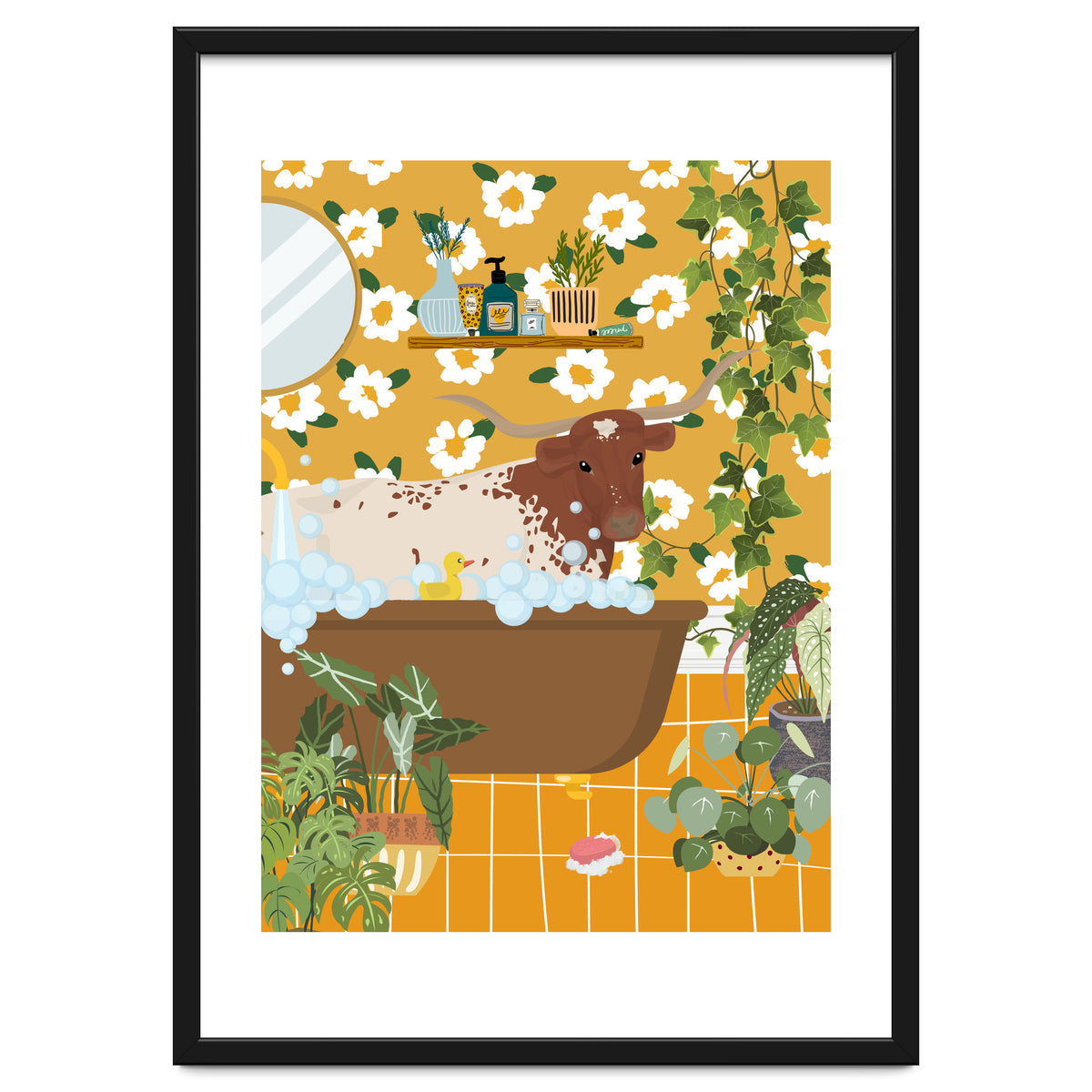 Texas Longhorn in My Bathtub