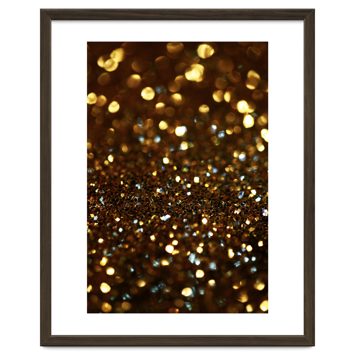 Golden glitter