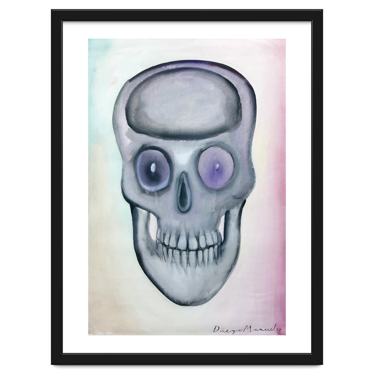 Calavera Con Dientes Perfectos