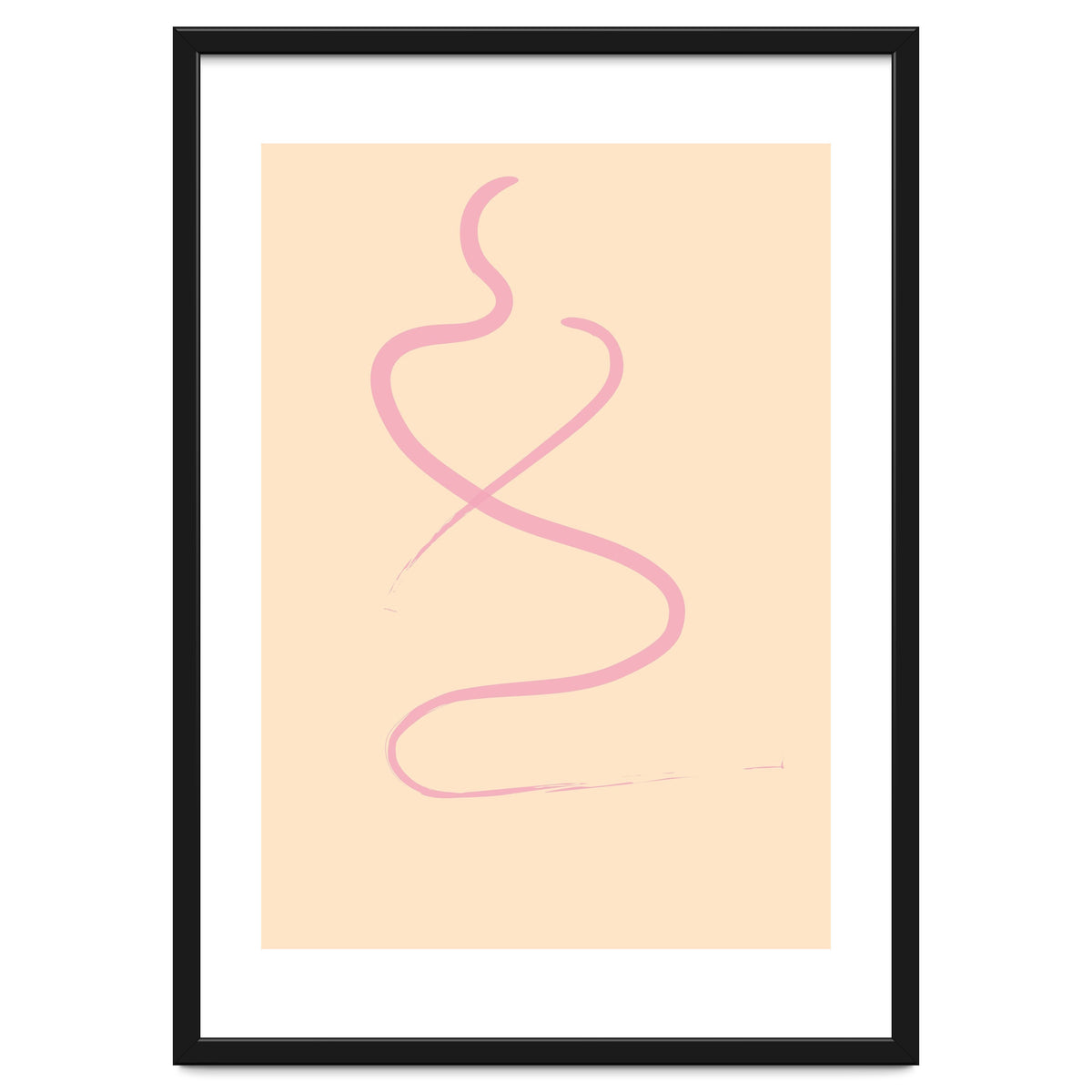 Seated line drawing No 2