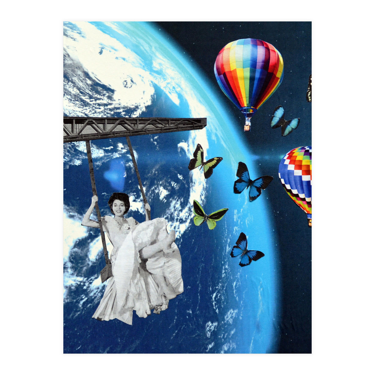 Swing Girl Collage (Print Only)