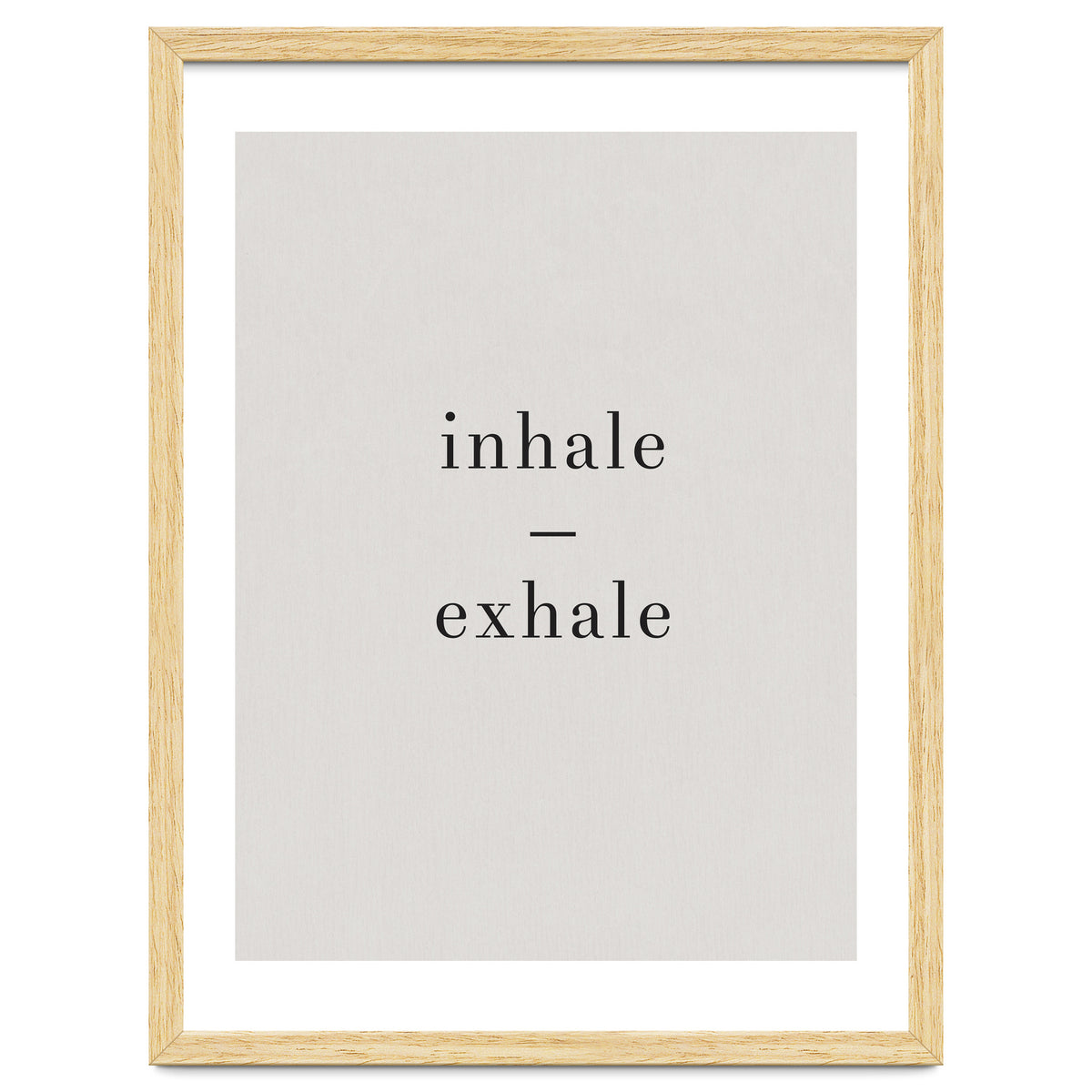 Inhale Exhale Grey Yoga