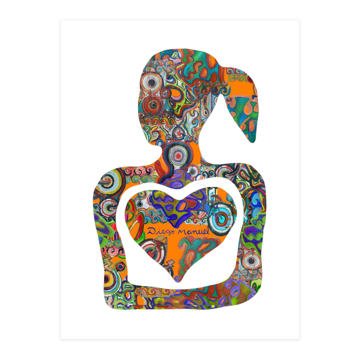 Mujer Digital 3 13  (Print Only)