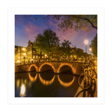 AMSTERDAM Idyllic nightscape from Keizersgracht  (Print Only) thumbnail