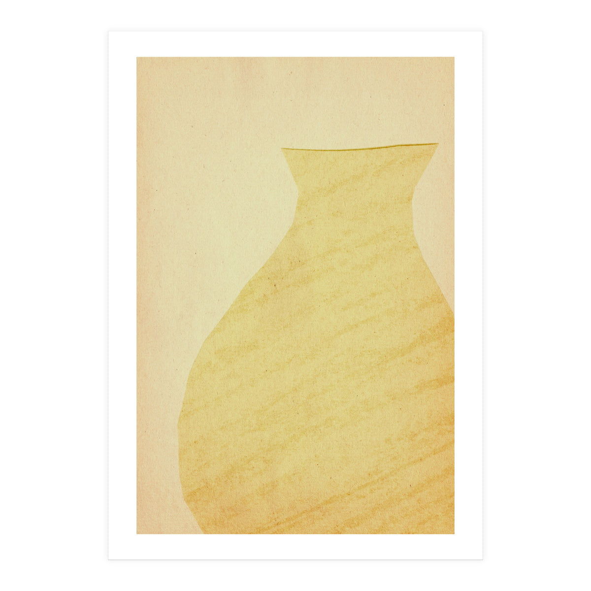 Minimalist pastel vase (Print Only)