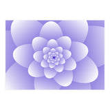 3d Abstract Purple Floral Spiral  (Print Only) thumbnail