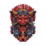 Japanese Oni Samurai (Print Only) thumbnail