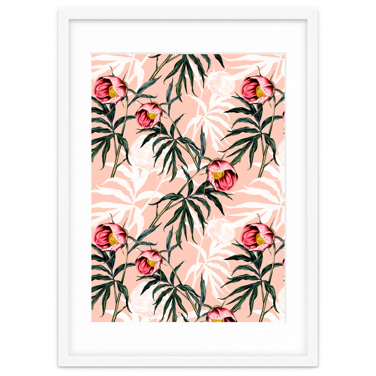 Flowery blooming pink