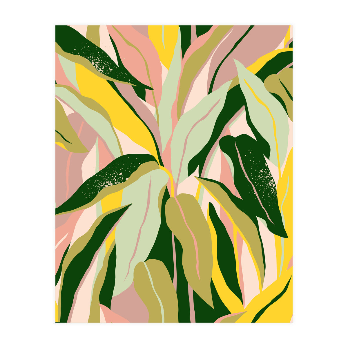 Tropical Matisse Houseplant (Print Only)