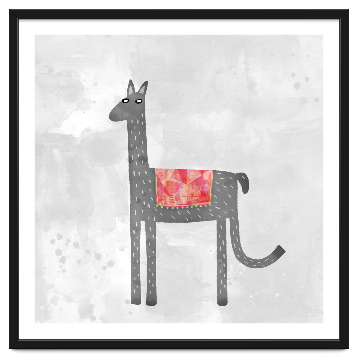 Llama With Fancy Blanket