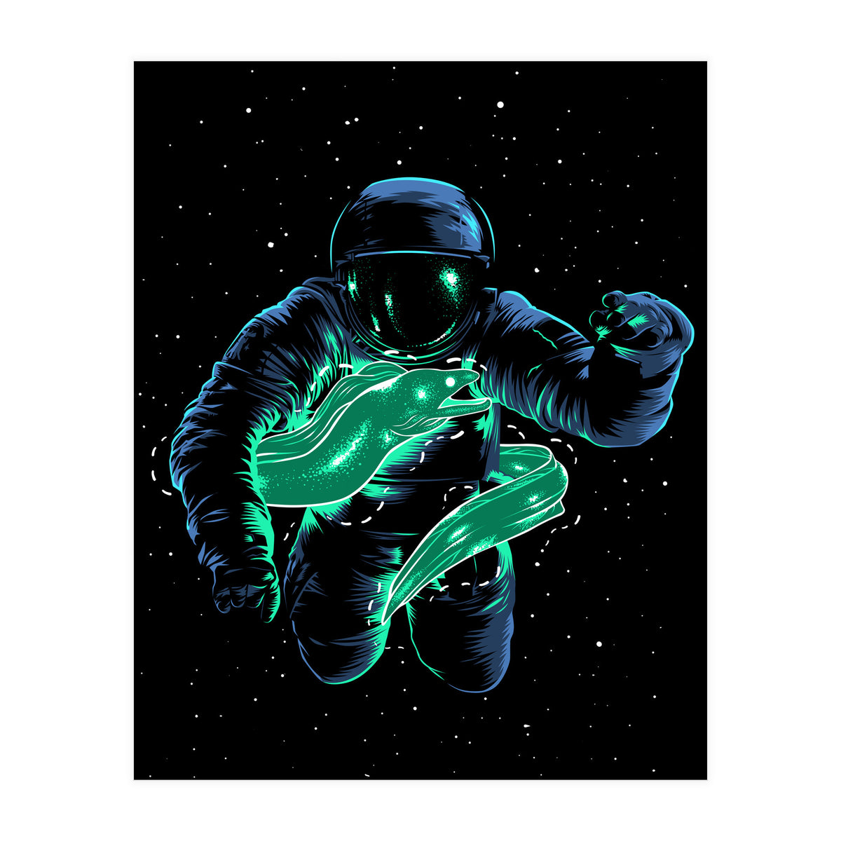 Astronaut fish (Print Only)